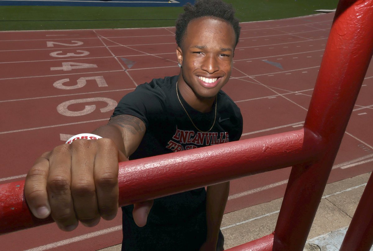 Greg Riddle (@dmngregriddle) on Twitter photo After running wind-aided 9.82, Duncanvilleโs Brayden Williams aims for wind-legal sub-10 in 100 meters at state meet.
The <a href="/UGATrack/">Georgia Track + Field</a> signee has a shot at Matthew Boling's state record and Christian Miller's national record.
Read: dallasnews.com/high-school-spโฆ
<a href="/Braywilliams_1/">Brayden Williams</a> <a href="/tandfn/">Track & Field News</a> After running wind-aided 9.82, Duncanvilleโs Brayden Williams aims for wind-legal sub-10 in 100 meters at state meet.
The <a href="/UGATrack/">Georgia Track + Field</a> signee has a shot at Matthew Boling's state record and Christian Miller's national record.
Read: dallasnews.com/high-school-spโฆ
<a href="/Braywilliams_1/">Brayden Williams</a> <a href="/tandfn/">Track & Field News</a>