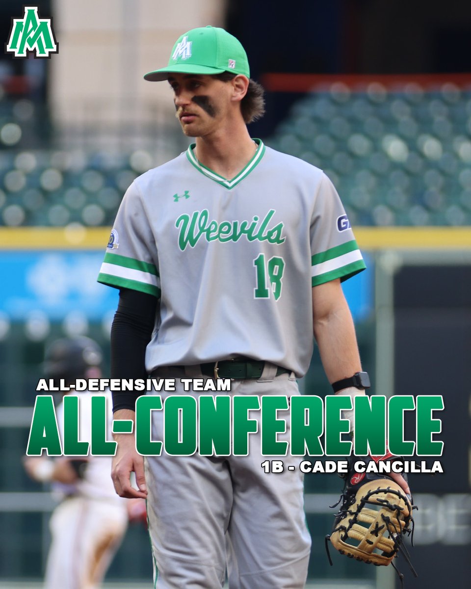 Congratulations to senior Cade Cancilla on making the GAC All-Defensive Team ‼️

#WeevilNation