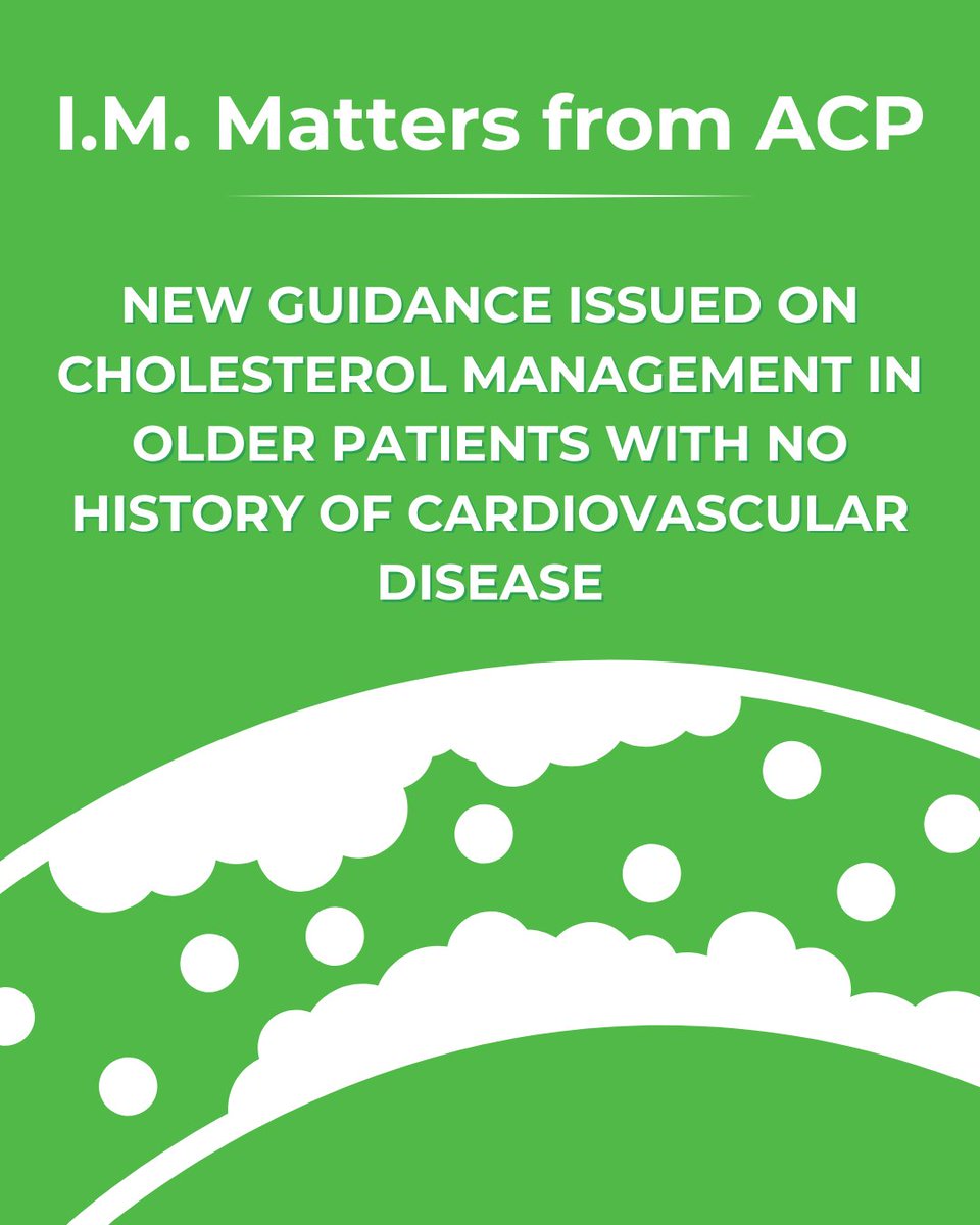 IowaACP's tweet image. The expert clinical consensus from the National Lipid Association and the American Geriatrics Society offered advice on risk assessment and initiating, monitoring, intensifying, and deprescribing statins, among other topics.
🔗 Read more at l8r.it/aT2u