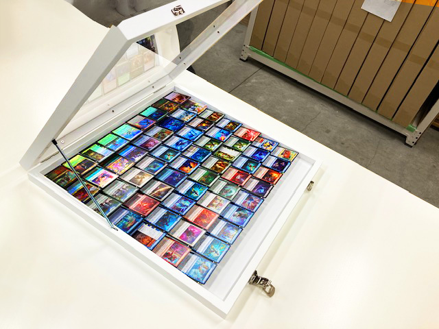 泉美 トレカ用ショーケース1つガラスケース/アルミパネルレール9弾