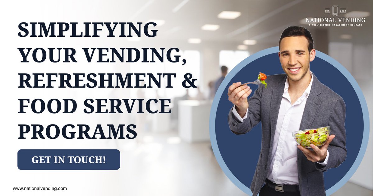 Did you know that we coordinate and manage vending, refreshment, and food service programs for companies with multiple locations? We provide a single point-of-contact for all your needs so you can focus on core business tasks. 
heyor.ca/eVditV 
#VendingSolutions
