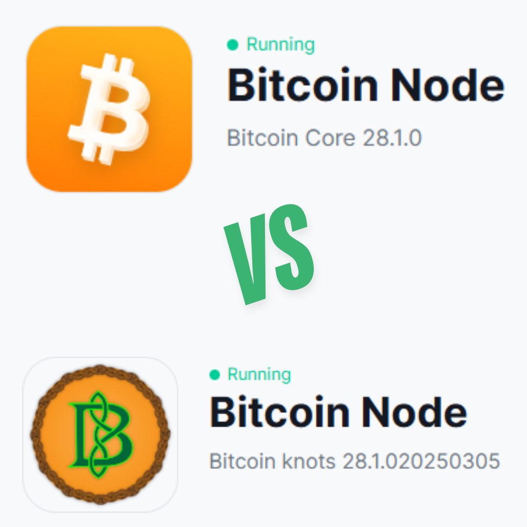 Bitcoin Core vs Bitcoin Knots: La Gran Disputa por el "Spam" en Bitcoin

La comunidad de Bitcoin está en un debate interesante: Bitcoin Core vs Bitcoin Knots. ¿Qué son? ¿Por qué pelean? 

Aquí te explico de forma clara y sencilla, sin perder detalles, con neutralidad y un toque