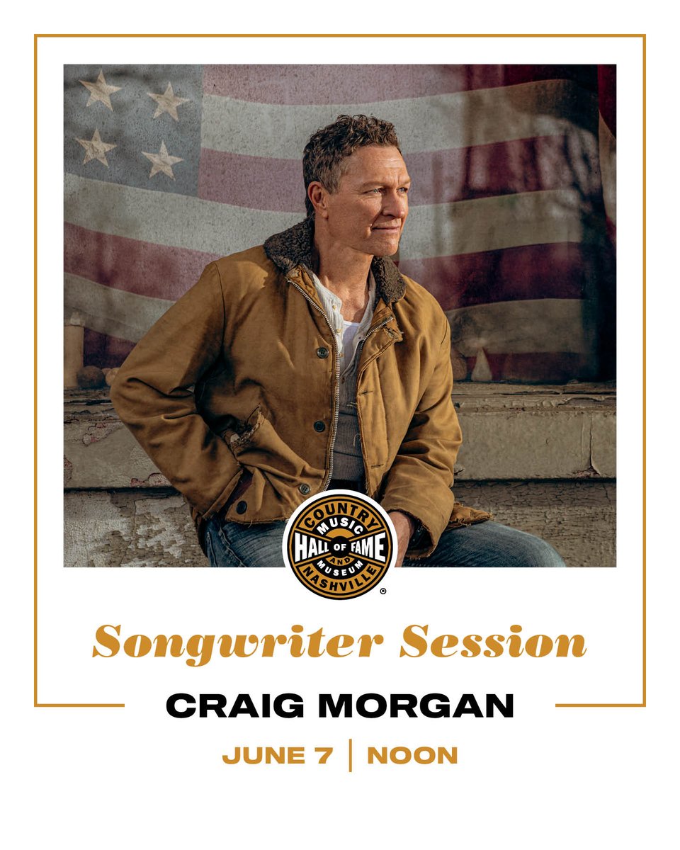 cmorganmusic (@cmorganmusic) on Twitter photo Excited to do a special “Songwriter Session” at the <a href="/countrymusichof/">Country Music Hall of Fame and Museum</a> on Saturday, June 7 during CMA Fest weekend! I’ll be sharing some of the stories from my life that shaped the songs throughout my career. Tickets are available now! countrymusichalloffame.org/calendar/songw… Excited to do a special “Songwriter Session” at the <a href="/countrymusichof/">Country Music Hall of Fame and Museum</a> on Saturday, June 7 during CMA Fest weekend! I’ll be sharing some of the stories from my life that shaped the songs throughout my career. Tickets are available now! countrymusichalloffame.org/calendar/songw…