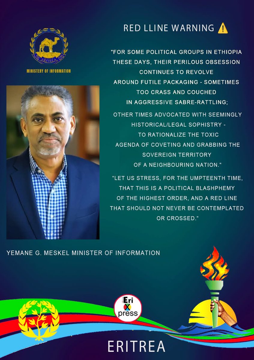 FebsGualEritrea's tweet photo. RED LINE WARNING ⚠️ https://t.co/JgAYrzM57M
