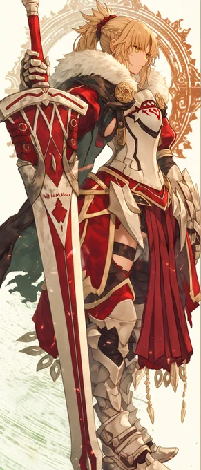 モーさん モードレッド(Mordred)        縦長のため、全体を表示するには画像をTAPして下さい! Tap the image to see the full view!  #FGO #モードレッド生誕祭2025 