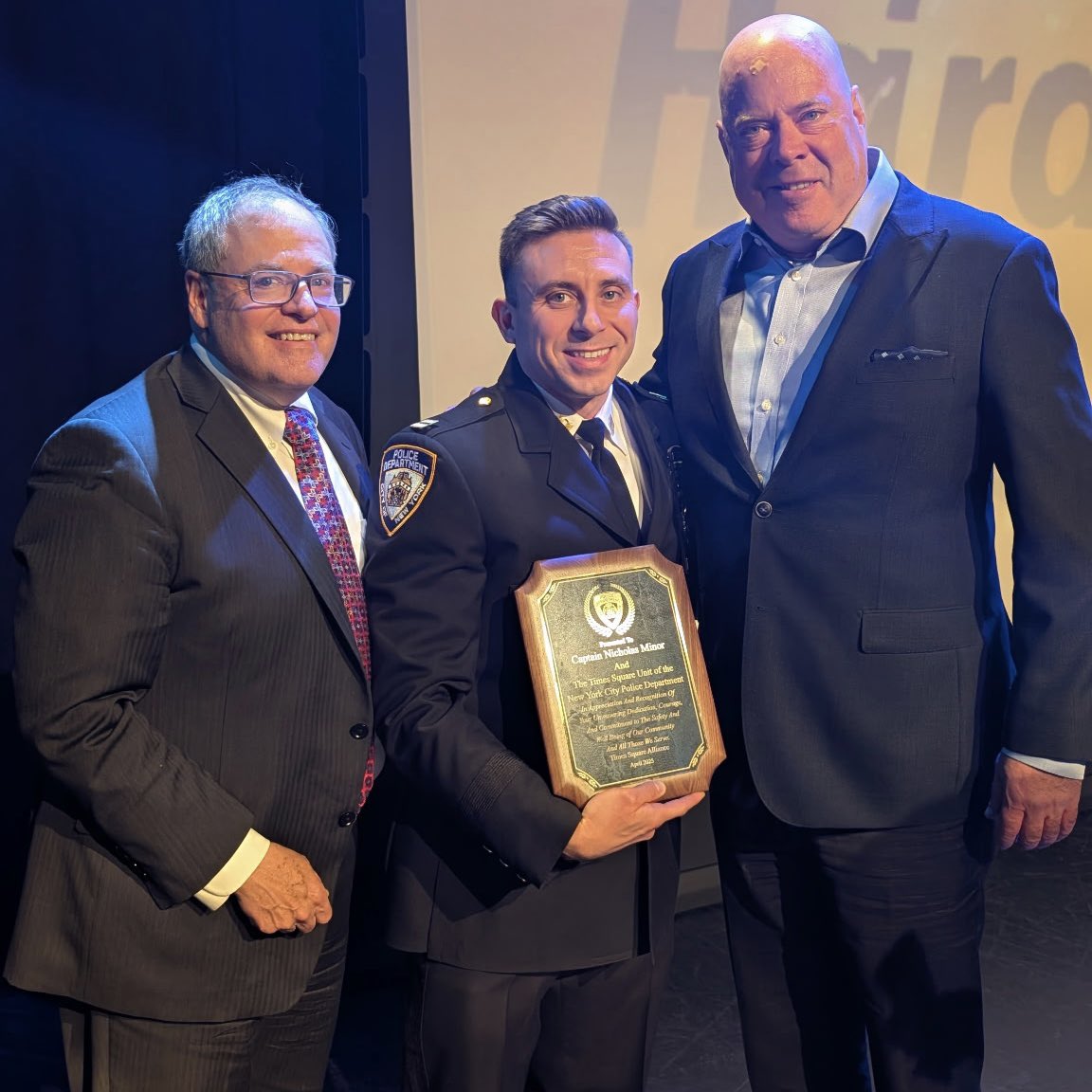 NYPDTimesSquare's tweet photo. The Times Square Unit sincerely thanks @TimesSquareNYC for acknowledging our unwavering dedication. Times Square isn’t just our post—it’s our pulse, 24/7, 365. Every hour, every block, we’re there. https://t.co/cZI5ZbQrKL