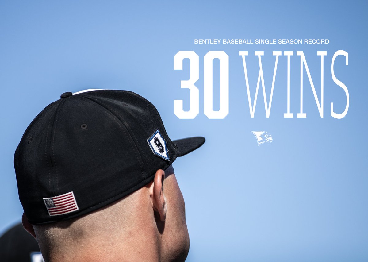 Bentley baseball made history AGAIN!

one year after winning a program-best 29 games, the Falcons reached 30 wins this spring!