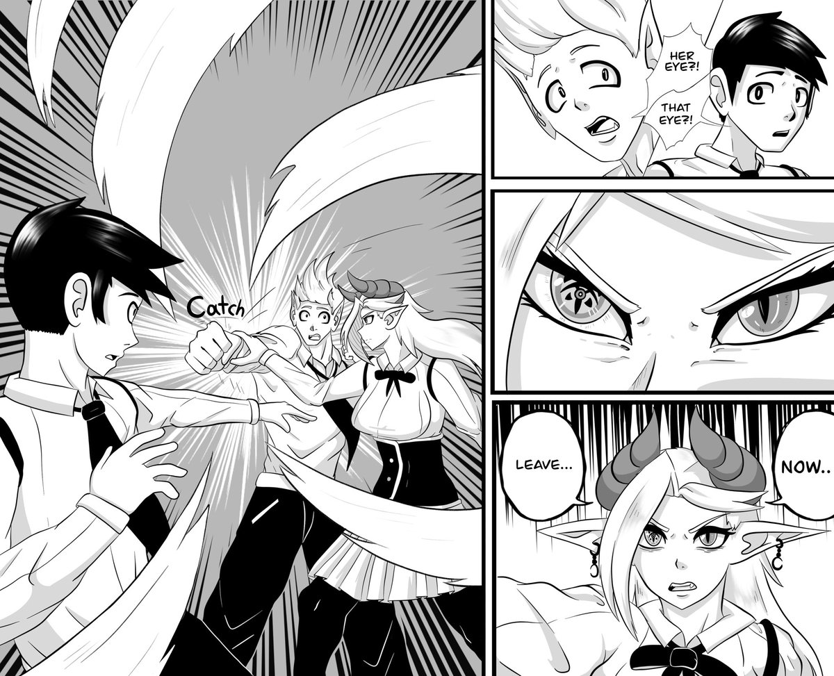 _Briceypoo_'s tweet image. The Girl on a 2 second delay -Chapter 3- #manga #comic #mangagirl #anime