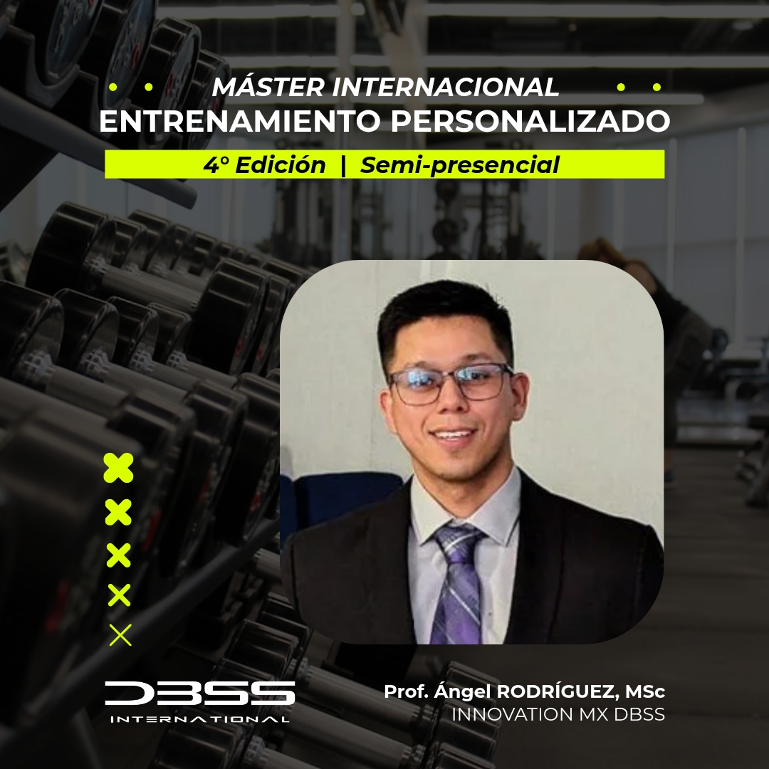 MÁSTER INTERNACIONAL EN ENTRENAMIENTO PERSONALIZADO 🔥

¿Ya conoces al MSc. Ángel Rodríguez?

Ángel es Licenciado en Educación Física, tiene una Maestría en Ciencias del Deporte, actualmente cursa su doctorado y es miembro activo de la División de Investigación de DBSS México 🇲🇽