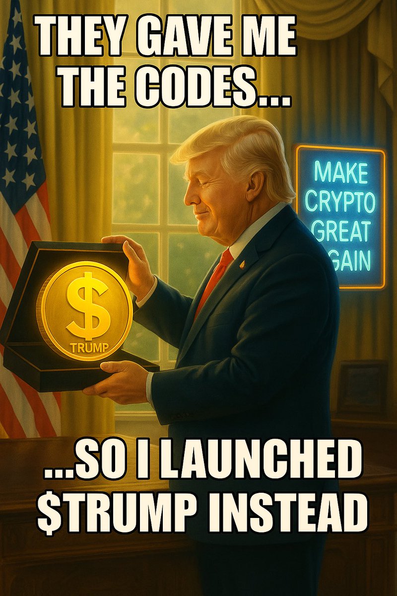 RobTaeler's tweet photo. @GetTrumpMemes Crypto to the moon! 🚀 https://t.co/4fUVfu4N3T