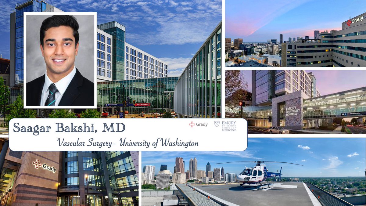 EmorySurgery's tweet image. Congratulations, Dr. Saagar Bakshi! We are so proud! @UWVascsurg #EmorySurgery