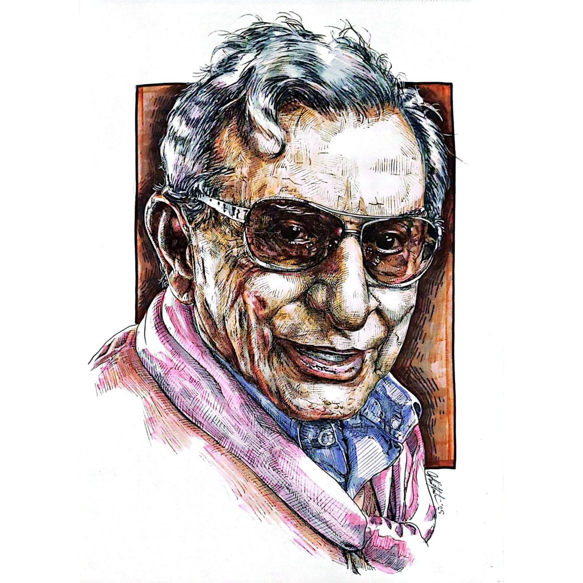 <a href="/aylakdergisi/">AYLAK DERGİ</a> 29. Sayısı için yaptığım "Haldun Dormen" poster çalışması.
#haldundormen #tiyatro #sanatçı #aylakdergi #29sayı #afiş #poster #çalışma #art #sanat #artist #artwork #artteacher #inkart #ink #colored #with #marker #illustration #portrait #posterart #nofilter #coverart