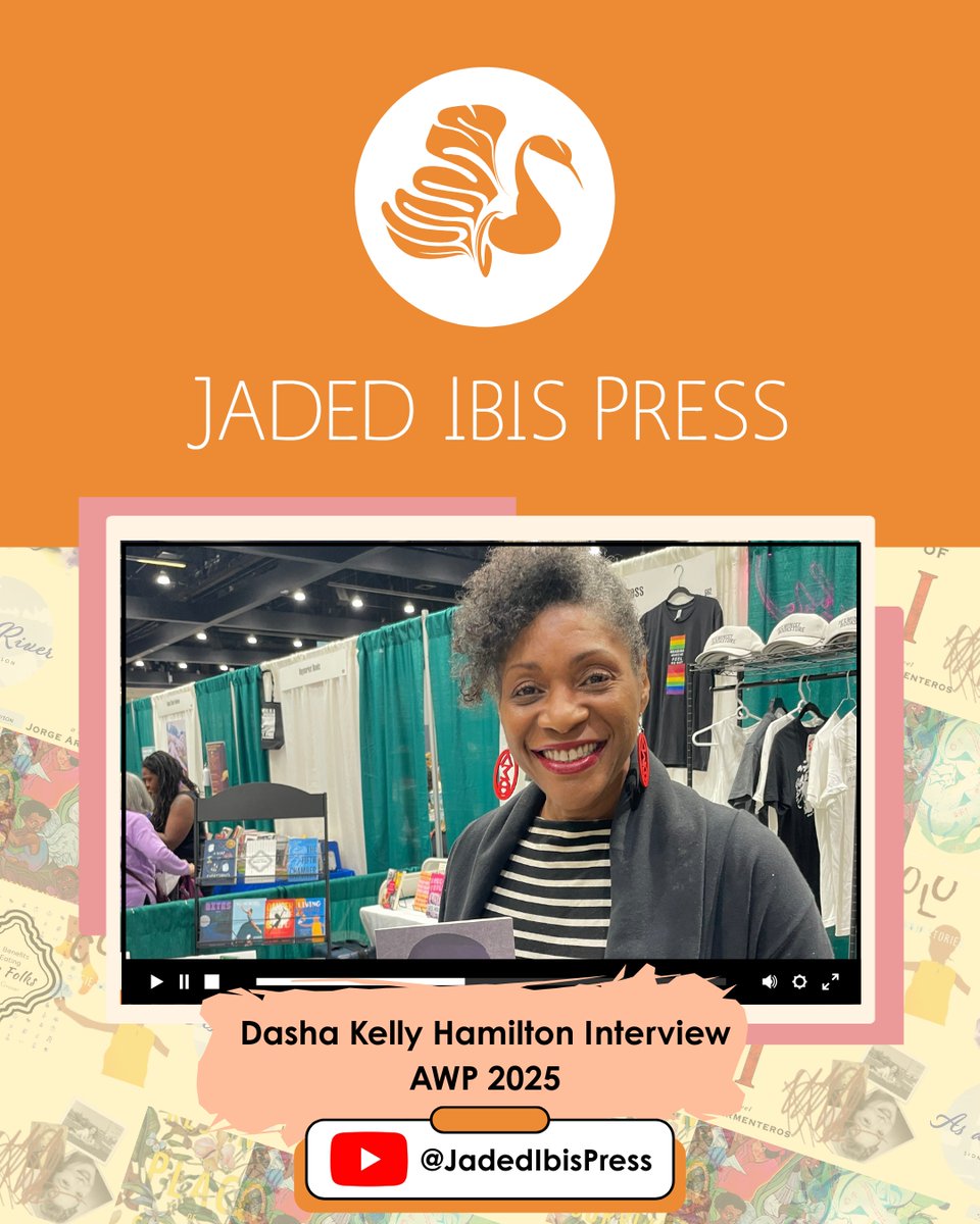 📚✨ New Interview Alert! ✨📚

We had the pleasure of catching up with the incredible Dasha Kelly Hamilton from Jaded Ibis Press at AWP 2025! 🎤

🔥 Plus, Dasha is currently on a book tour—DON'T miss your chance to catch her live in a city near you!

🔗 youtu.be/E7Y5j_8k6Sw