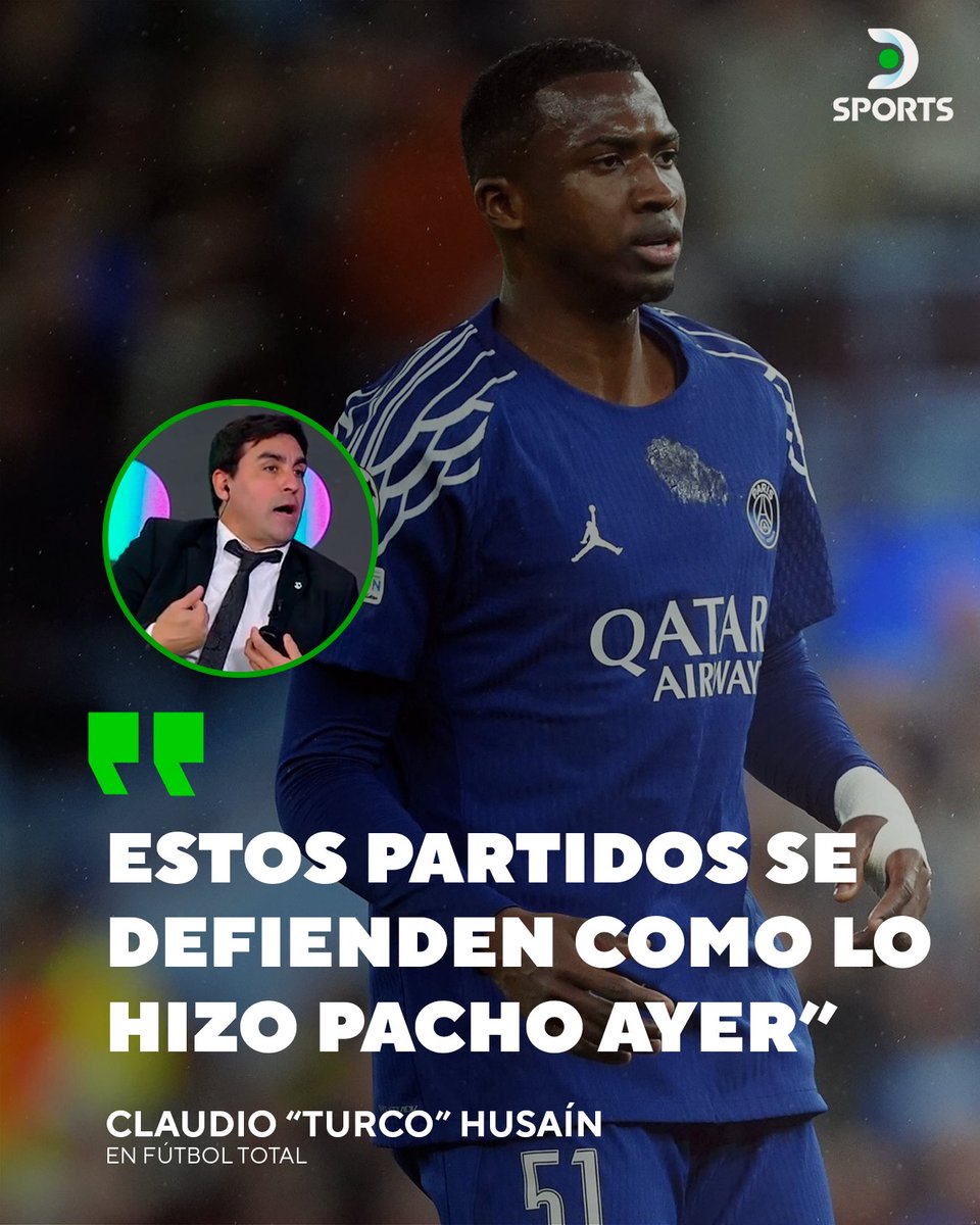 "PACHO DIO UNA CLASE DE COMO SE DEFIENDEN ESTOS PARTIDOS" 🇪🇨🔥

🗣 <a href="/TurcoHusain/">Claudio Turco Husain</a> ponderó el trabajo del defensor ecuatoriano tras los errores defensivos en Barcelona vs Inter.

🎙 #FútbolTotal