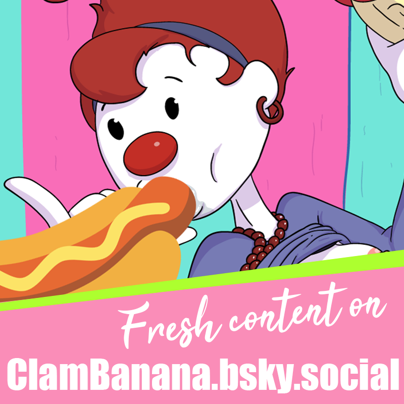 ClamBanana's tweet photo. The random character polls are still going on... just somewhere else. Follow the breadcrumbs to find the clussy! https://t.co/GQHUvkIcET