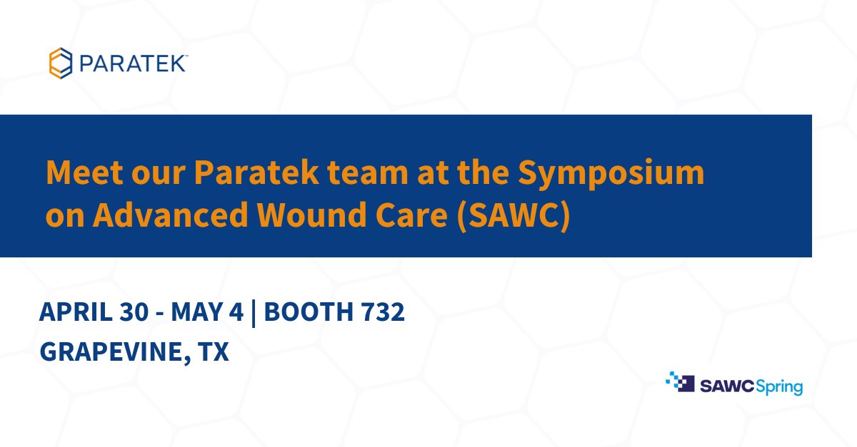 We’re gearing up for the Symposium on Advanced Wound Care (SAWC) &amp; Wound Healing Society (WHS) meeting in Grapevine, TX, from May 1-3! Stop by booth #732 to connect with our team and discuss infection management in wound care. See you there!