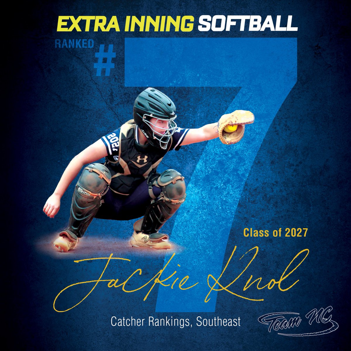 Jackie Knol (@jackieknol2027) on Twitter photo It’s going to be a fun summer! Thank you to <a href="/ExtraInningSB/">EXTRA INNING SOFTBALL</a> for recognizing me as the 7th ranked catcher in the southeast region. <a href="/teamnc_bowman/">Team North Carolina Bowman</a> <a href="/nafo_softball/">Nation Ford Softball</a> It’s going to be a fun summer! Thank you to <a href="/ExtraInningSB/">EXTRA INNING SOFTBALL</a> for recognizing me as the 7th ranked catcher in the southeast region. <a href="/teamnc_bowman/">Team North Carolina Bowman</a> <a href="/nafo_softball/">Nation Ford Softball</a>