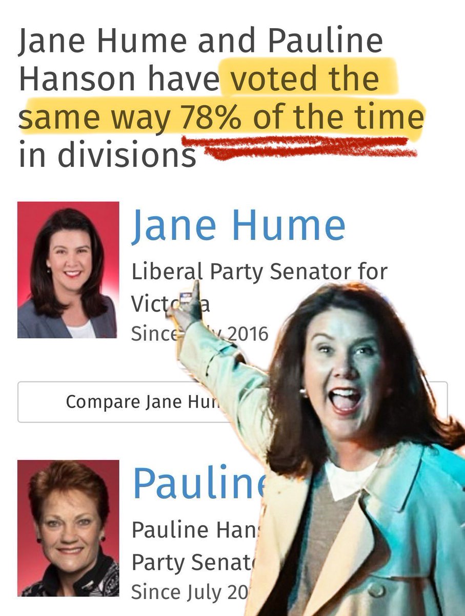 Looks like Senator Hume is the only person in Dutton’s Coalition still having a good time….

Check out <a href="/WeekOnWednesday/">TheWeekOnWednesday</a> #podcast to hear why Dutton and Amelia Hamer might not be looking so delighted

Listen Here! podcasts.apple.com/au/podcast/the…