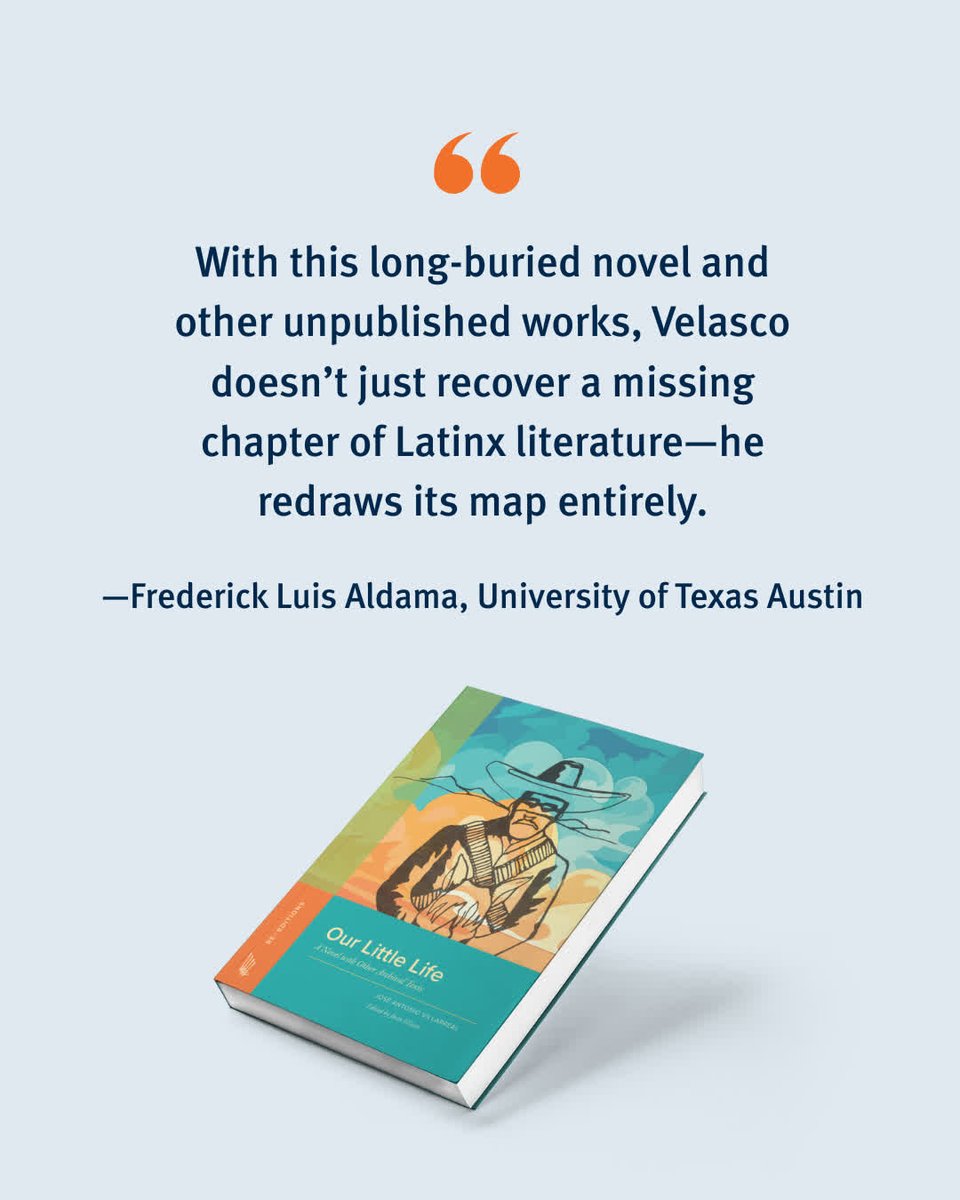 Lever Press (@lever_press) on Twitter photo Readers agree, <a href="/WriteJuan/">Juan Velasco Moreno</a>'s OUR LITTLE LIFE is a timely contribution to the Latinx literary canon! Out May 27, pre-order your copy or bookmark this page for the #OpenAccess version here: services.publishing.umich.edu/Books/O/Our-Li… Readers agree, <a href="/WriteJuan/">Juan Velasco Moreno</a>'s OUR LITTLE LIFE is a timely contribution to the Latinx literary canon! Out May 27, pre-order your copy or bookmark this page for the #OpenAccess version here: services.publishing.umich.edu/Books/O/Our-Li…