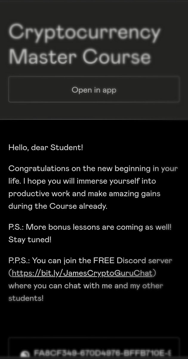 <a href="/Jamyies/">James CryptoGuru</a> 🟡James is truly the crypto Father Christmas all year round!!🎅🙏 💛

✅️Deposited 
✅️Signed up under a JCG link
✅️Taken Your course 
✅️KYC

‼️PROOF IN SCREENSHOTS BELOW‼️

🟡UID: 30883223

🤞Good luck everyone, peace love &amp; prosperity🍀