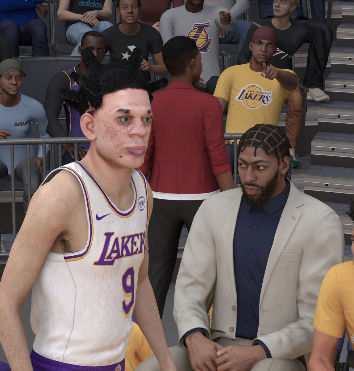 Awakenjp's tweet image. Season just started and AD already injured on my MyCareer team 😭💀