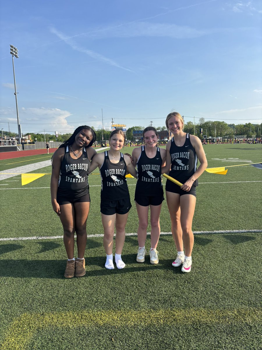 Congratulations to Jasmine Gilliam, Emily Tate, Mia Kleiman, and Carlie Grosser for a 1ST PLACE finish in the Girl’s 4x100 M Relay at the Taylor Invite. 

Hail Spartans!!