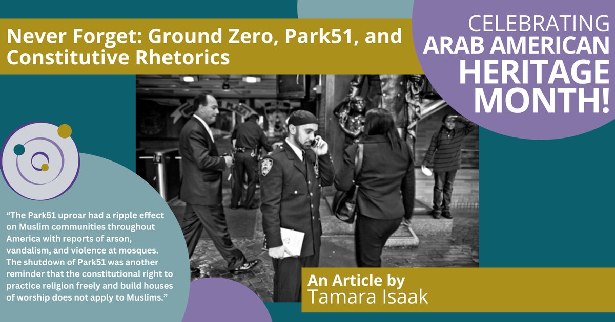 📣This #ArabAmericanHeritageMonth, we're shining a light on Arab American #stories. Check out this impactful article by Tamara Issak, discussing the  harmful rhetoric targeting Arab and Muslim Americans in the post 9/11 US.

🔗Visit the link in our bio to read more

#TeamRhetoric