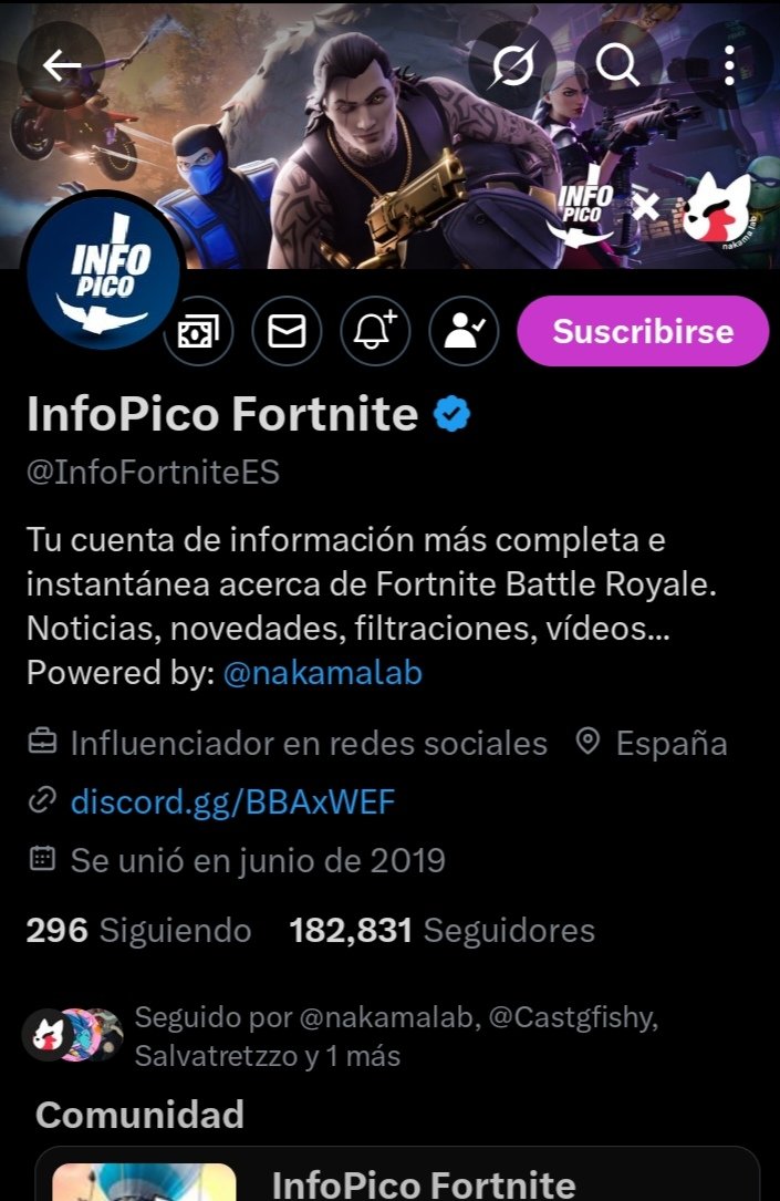 PrimeGoku4's tweet photo. @InfoFortniteES @nakamalab @R1car_44 si gano regalo skines eso espero https://t.co/BYjPjRDmZc