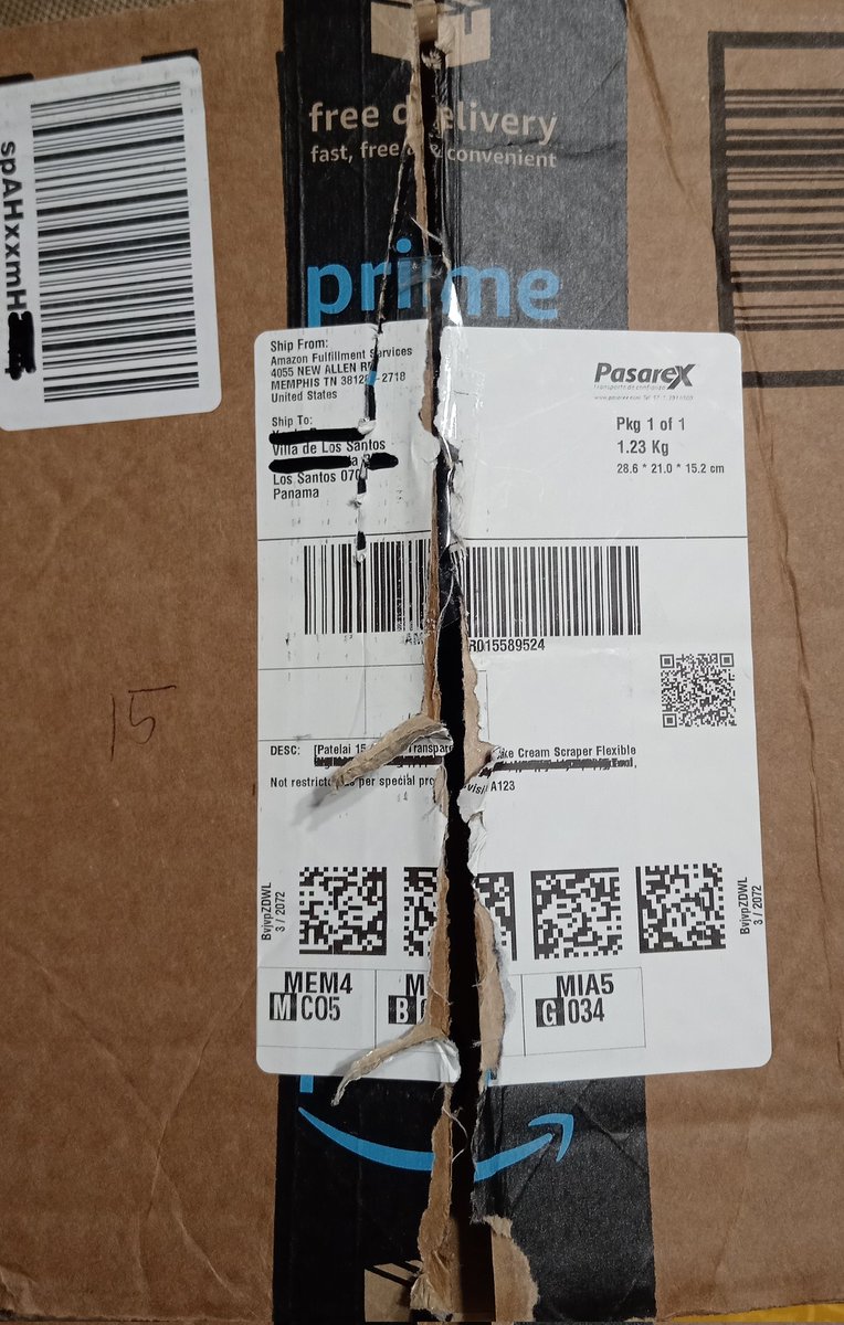 Recibiendo en mí casa, en la Villa de Los Santos, mi primer pedido desde Amazon. Excelente servicio la entrega. <a href="/amazon/">Amazon</a>