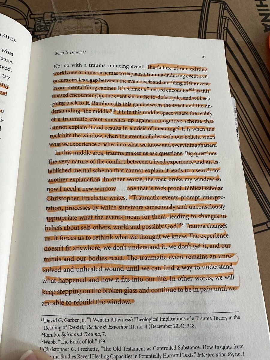Surely there is a German word that adequately describes the humble euphoria an author feels when a reader highlights an entire page (almost) of their book.

I am so honored by this!!