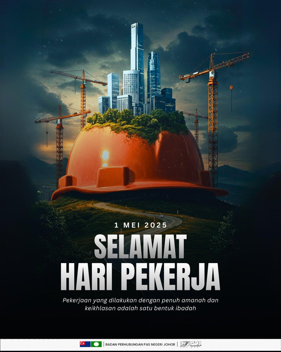 pas_johor's tweet photo. SELAMAT HARI PEKERJA

Marilah kita bersama-sama menghargai segala jasa dan pengorbanan para pekerja di seluruh lapisan masyarakat. 

Tanpa usaha gigih dan komitmen berterusan daripada setiap insan yang menyumbang dalam pelbagai sektor. https://t.co/mLvRx7HM0J