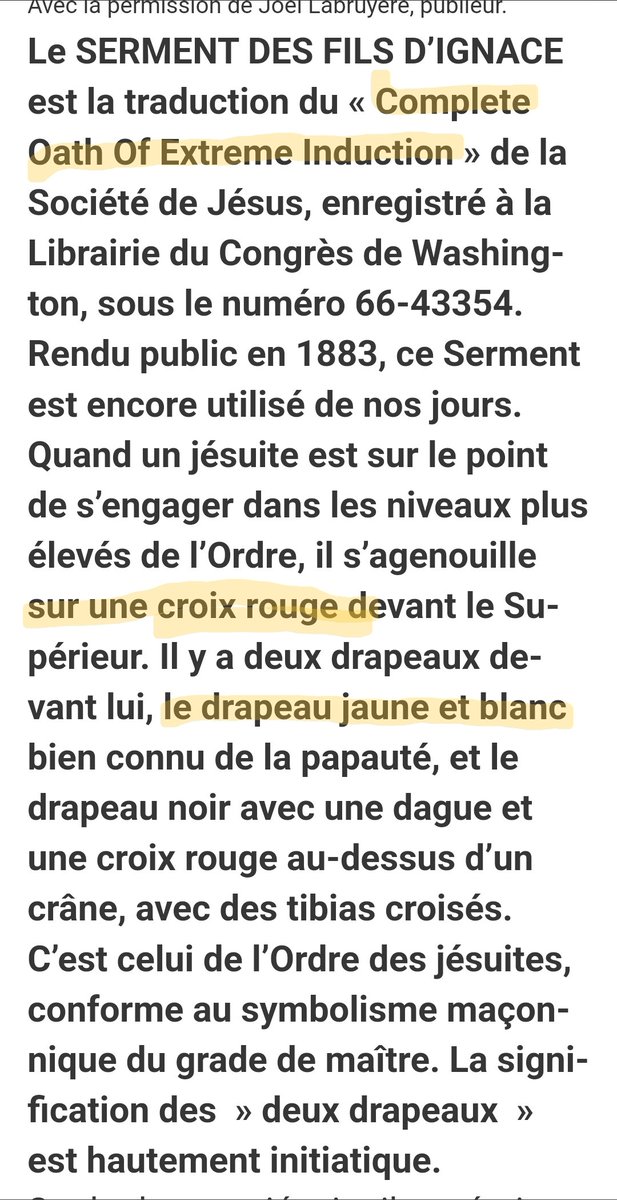 LolaMenee's tweet photo. #Jesuite le serment des #Jésuite .... 

https://t.co/wbleek5IlJ https://t.co/FK9XLPHN3M