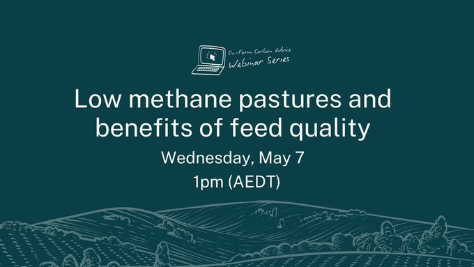 Trangie Agricultural Research Centre (@trangiec) on Twitter photo 🎙️WEBINAR: 7th May @ 1pm.🎙️
🐐🐄"Emissions in extensive grazing systems & enhance farming practices" 🐏🐑
***Please note previous link doesn't work***
Correct link⬇️
dpi.nsw.gov.au/dpi/climate/Lo…
<a href="/NSW_Livestock/">NSW Livestock</a> <a href="/NSWDPI_Pastures/">NSW Pastures</a> 🎙️WEBINAR: 7th May @ 1pm.🎙️
🐐🐄"Emissions in extensive grazing systems & enhance farming practices" 🐏🐑
***Please note previous link doesn't work***
Correct link⬇️
dpi.nsw.gov.au/dpi/climate/Lo…
<a href="/NSW_Livestock/">NSW Livestock</a> <a href="/NSWDPI_Pastures/">NSW Pastures</a>