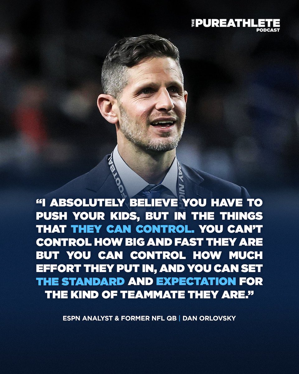 Pure Athlete (@pureathleteinc) on Twitter photo Important advice from <a href="/danorlovsky7/">Dan Orlovsky</a> for parents and coaches navigating their child's sports journey. 👇👇👇 Important advice from <a href="/danorlovsky7/">Dan Orlovsky</a> for parents and coaches navigating their child's sports journey. 👇👇👇