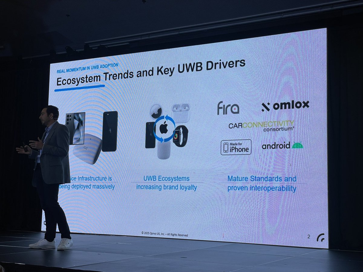 disruptivedean's tweet image. Really interesting presentation on UWB by @QorvoInc at #WWC @wifinowevents