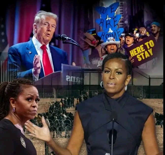 Former first lady Michelle Obama said that she fears for immigrants and what she characterized as the lack of due process involved in the Trump administration’s deportation policies.— full details below👇 Have a great time, everyone! 🌞🌳
