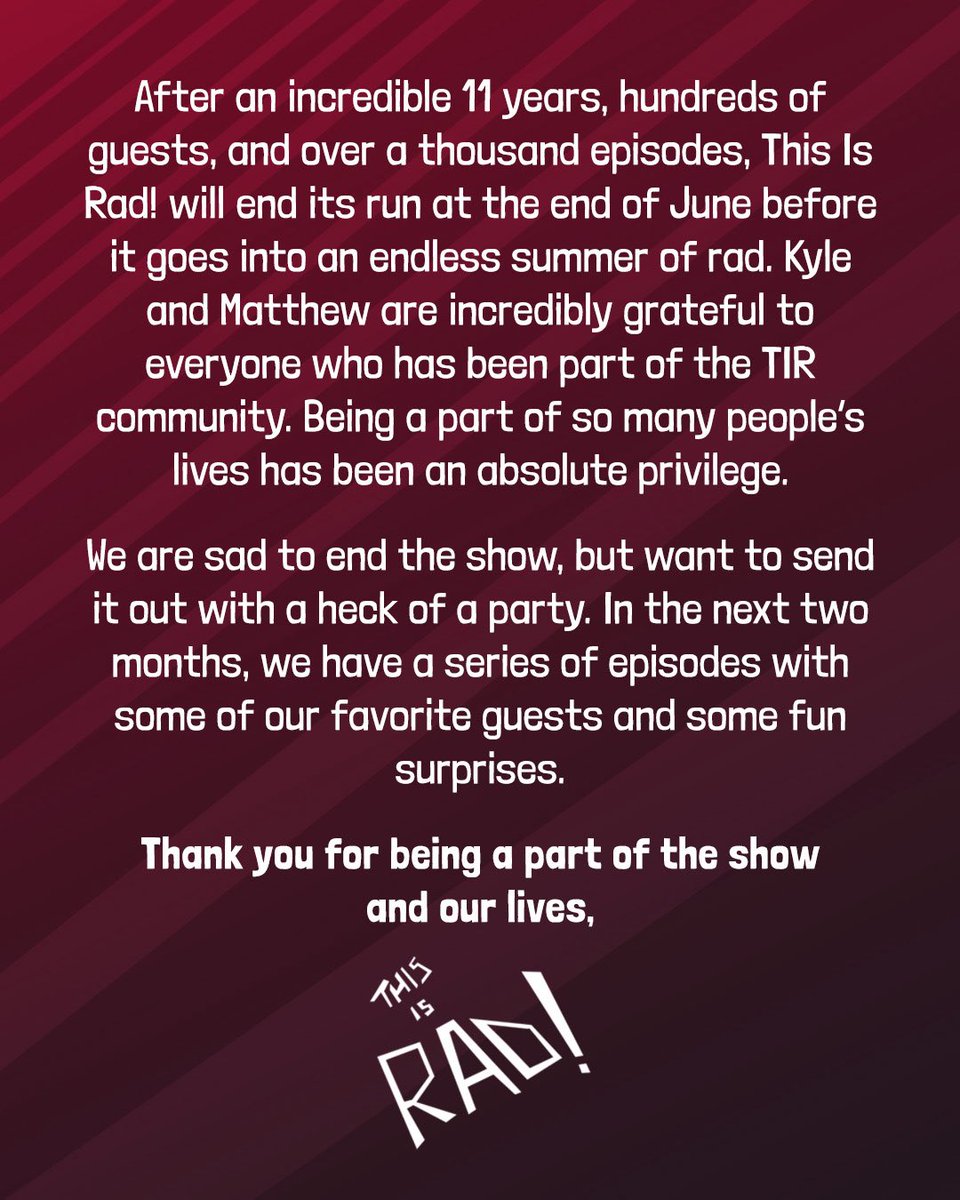 This Is Rad! Podcast tweet media