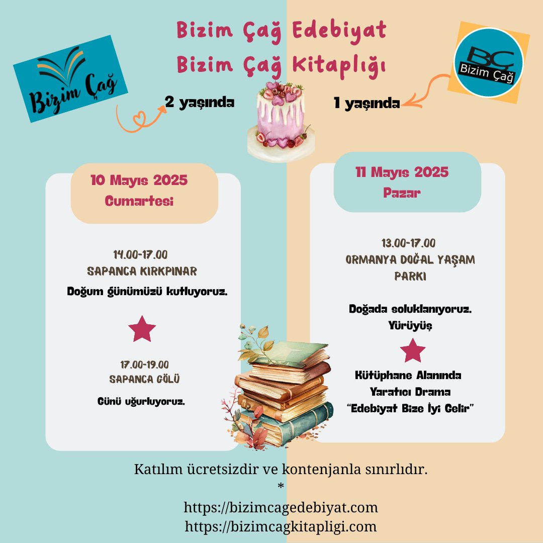 Emekleme dönemimizi ardımızda bırakırken güçlenerek yolumuza devam etmek için küçük bir mola veriyoruz.
.
Bizim Çağ dostlarına duyurulur.