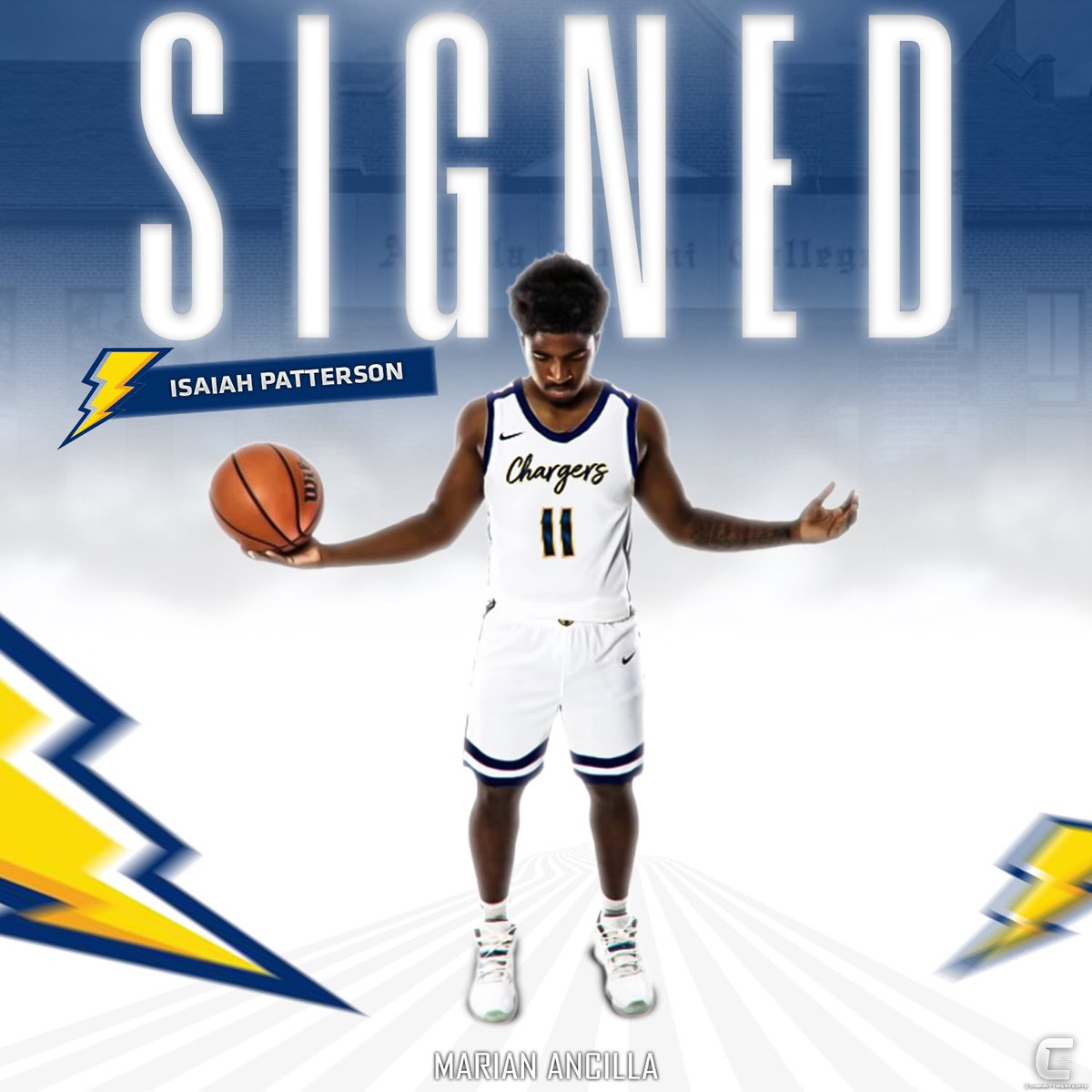 PG, Isaiah Patterson, is officially a Charger! ⚡️ Go be Great young man!