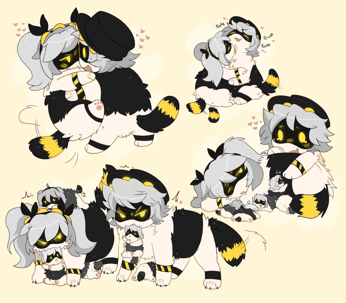 ๐๐๐๐๐๐ ๐๐ผ๐พ๐๐๐๐โฑ ๐ค ๐๐ฉธโฐ๏ธ (@jesterjerk) on Twitter photo ๐ถCodegold loafs with their fuzzy fat pups ๐collab with the wonderful <a href="/Rotten_Tricks02/">~WickedBones~</a> go follow them or i'll cry ๐ถ #codegold #murderdrones ๐ถCodegold loafs with their fuzzy fat pups ๐collab with the wonderful <a href="/Rotten_Tricks02/">~WickedBones~</a> go follow them or i'll cry ๐ถ #codegold #murderdrones