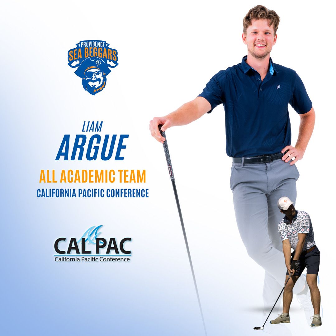 Congratulations to our 2024-25 California Pacific Men's Golf All-Academic Team recipient: Liam Argue! #2024 #2025 #calpac #allacademicteam #congrats #proud #skobeggs
