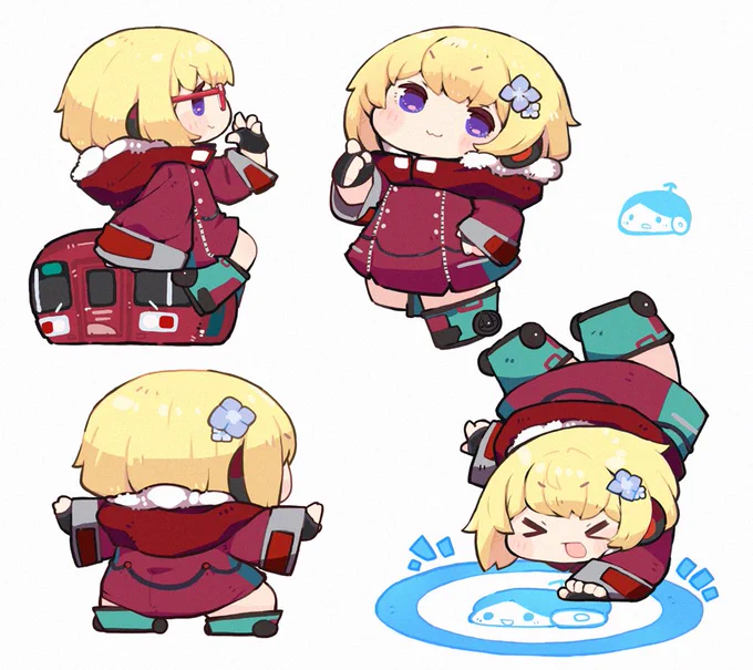 skebでねこだーそん様()に描いていただいたハルちゃん 岐阜のポーズ狂おしい程すき 