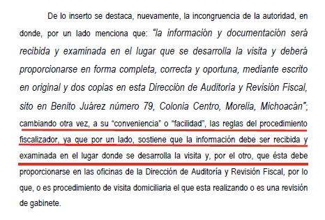 murguia_gerardo's tweet image. Sentencia de nulidad recién llegada: La autoridad fiscalizadora intentó mezclar facultades de comprobación —visita domiciliaria y revisión de gabinete— lo que vicia todo el procedimiento, hasta la determinación del crédito fiscal, un criterio importante para frenar abusos.…