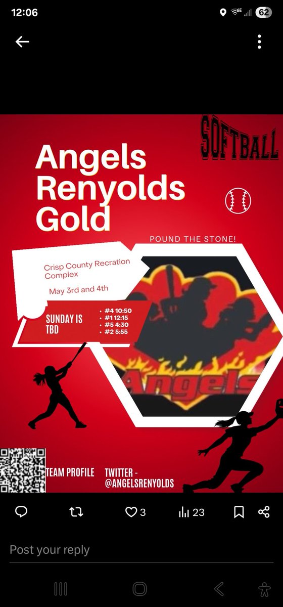 We are at it again this weekend. The G.O.A.T....... Cordele Ga. Angels Reynolds Gold. Come check us out.