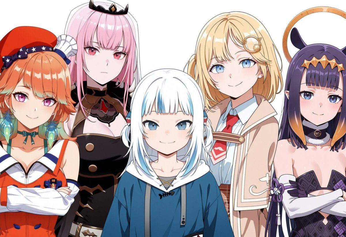 news_v_com's tweet photo. "Legends Never Die" 

- Gawr Gura 
- Watson Amelia 
- Mori Calliope 
- Takanashi Kiara 
- Ninomae Ina'nis  

Hololive Myth サメちゃん ぐら 卒業 Graduation

#HololiveEN #ホロライブ #Hololive #gawrgura https://t.co/m8OyeUnFFy