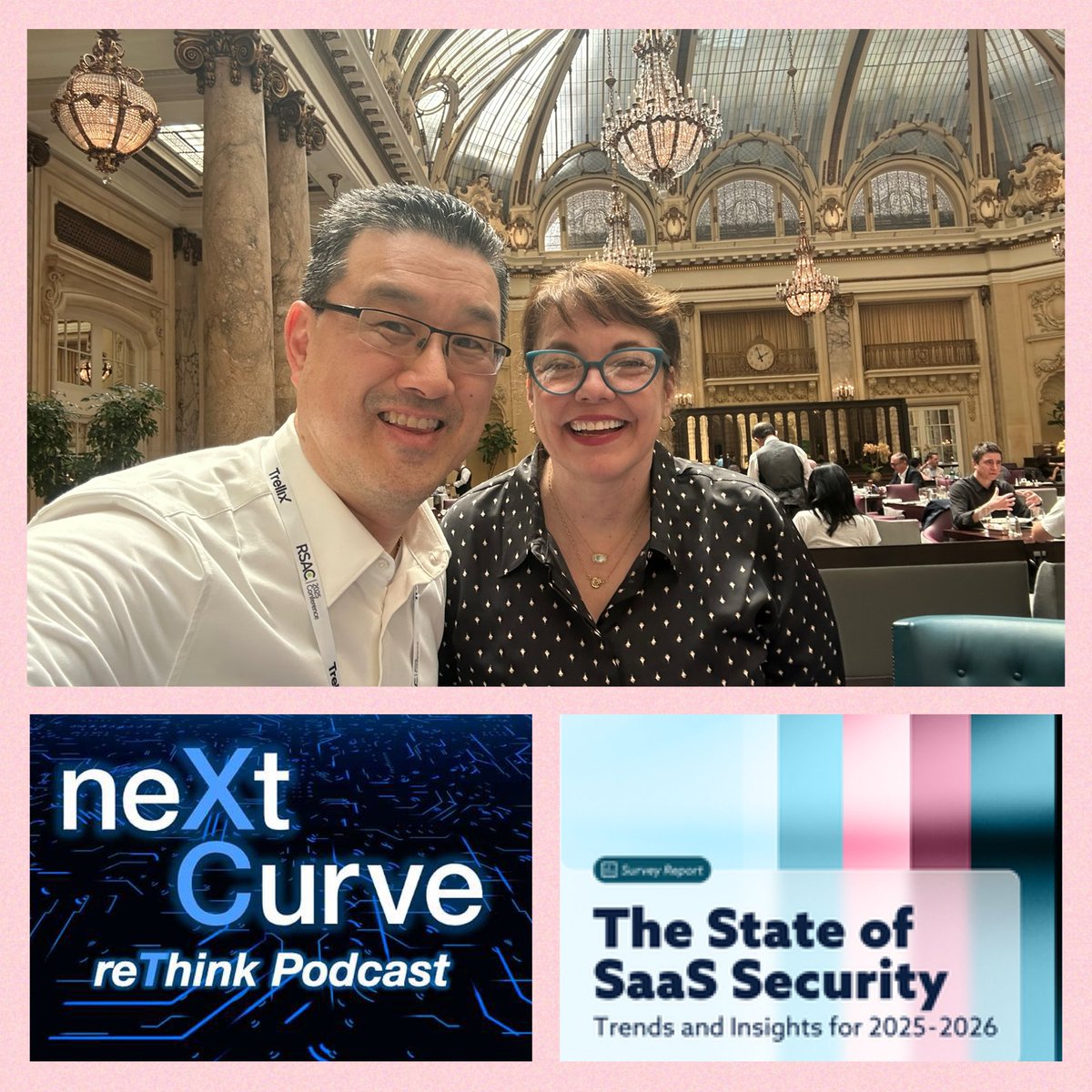 cleartechtoday's tweet image. 📌 Day 3–#RSAC2025   

Had a great time visiting with Leonard Lee of Next Curve talking #SaaSSecurity for the Next Curve reThink podcast

We talked findings from Cloud Security Alliance ‘s State of SaaS Security Report 2025 and mixed in a bit of #AISecurity musings while sitting…