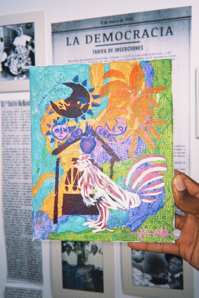Agradecida por el taller de Javi Cintrón en ORÍ Micro Galería Afro. ¡Wow! Qué divertido y que hermoso fue el proceso por el que nos guió para crear nuestras obras utilizando sus stencils.

Gracias Jorly @afrocunty, por ser una gestora cultural de excelencia. REINA

🤍