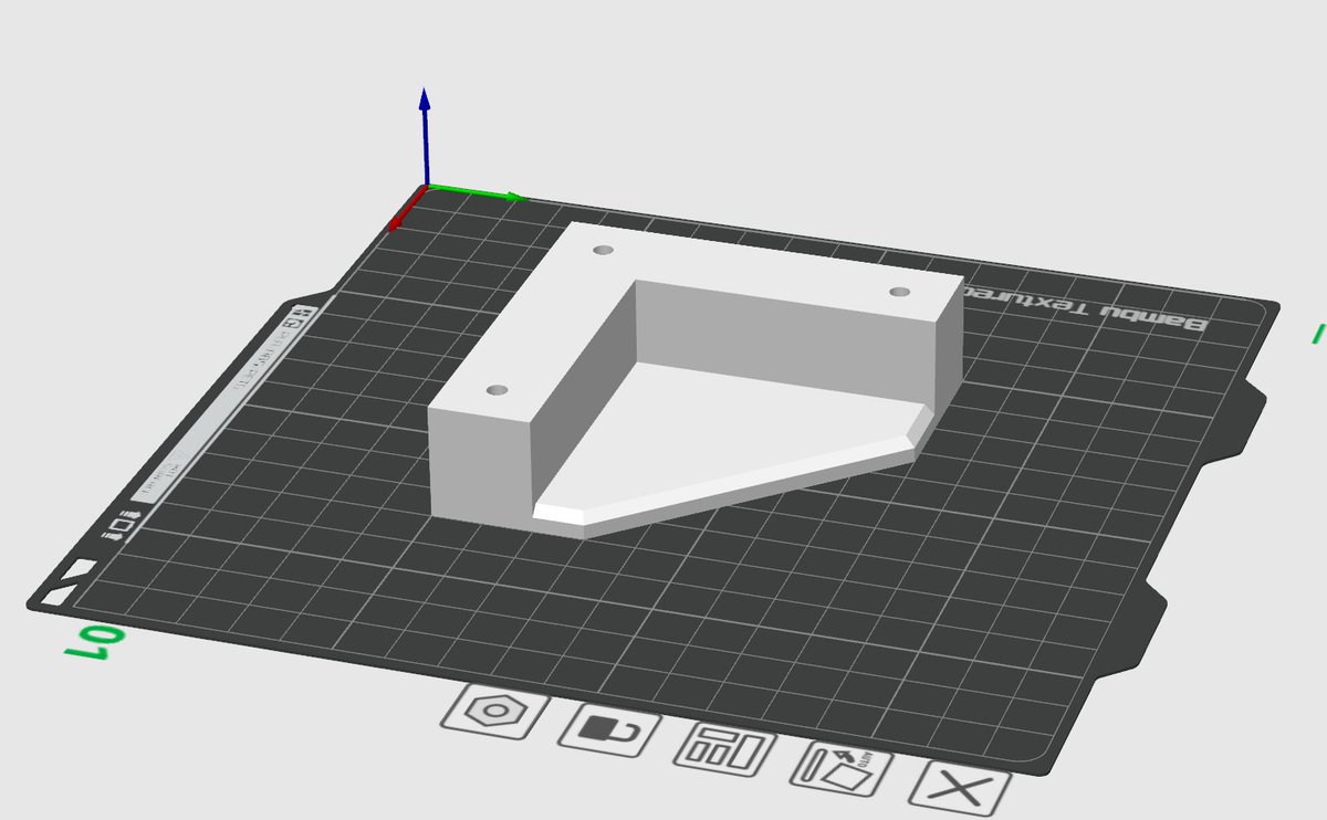 Solving everyday problems with 3D printing.

Problem #1: No good place to store my laptop.

Solution: Designing a custom wall mount to slot my MacBook neatly onto the wall.

Just 50 minutes to print — then it’s test time! 💻🛠️