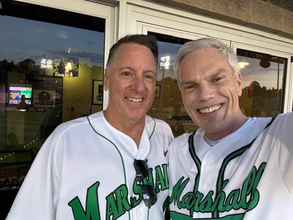 President Brad D. Smith (@marshallupres) on Twitter photo The Herd is victorious, with a 7-6 win over our in-state rivals - the WVU Mountaineers! It was a perfect evening for baseball, including visits with Gov. Morrisey, WVU Athletic Director Wren Baker, friend & fan Rusty Webb, Coach Tony Gibson’s daughter Ashton, & a packed stadium! The Herd is victorious, with a 7-6 win over our in-state rivals - the WVU Mountaineers! It was a perfect evening for baseball, including visits with Gov. Morrisey, WVU Athletic Director Wren Baker, friend & fan Rusty Webb, Coach Tony Gibson’s daughter Ashton, & a packed stadium!