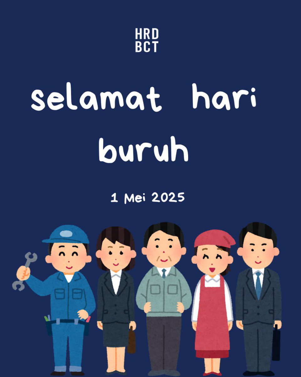 Libur Nasional selalu memiliki makna, terutama Libur di 1 Mei. Selamat hari buruh, rekan rekan. 

Jangan jadi cepu untuk teman teman yang sedang memperjuangkan haknya di tempat kerjanya kalau kamu sendiri masih jadi buruh karena semua bisa kena.